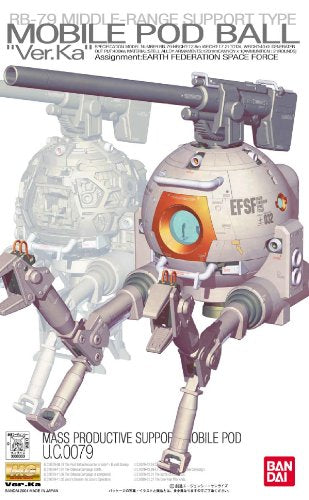 RB-79 Ball (Ver. Ka version)-1/100 escala-MG, Kidou Senshi Gundam-Bandai