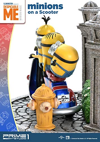 Prime Collectible Figure "Minions" Minions on a Scooter Statue PCFMINI-04