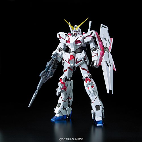 RX-0 Unicorn Gundam (rot / grüne Twin Frame Edition-Version) - 1/100 Maßstab - MG Kidou Senshi Gundam UC - Bandai