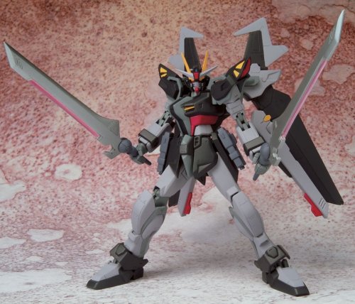 GAT-X105E+AQM/E-X09S Strike Noir Gundam Extended Mobile Suit in Action!! Kidou Senshi Gundam SEED C.E. 73 Stargazer - Bandai