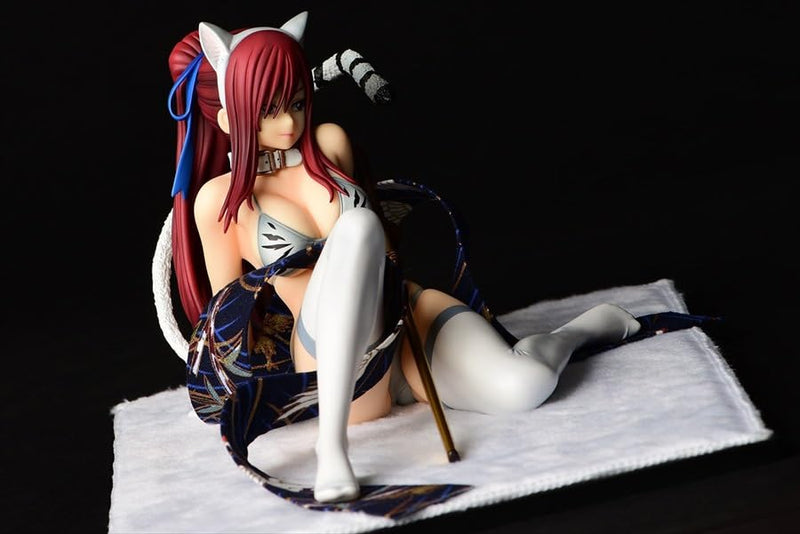 "Fairy Tail" Erza Scarlet White Tiger Gravure Style