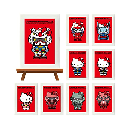 "Gundam & Hello Kitty" Trading Mini Art Frame