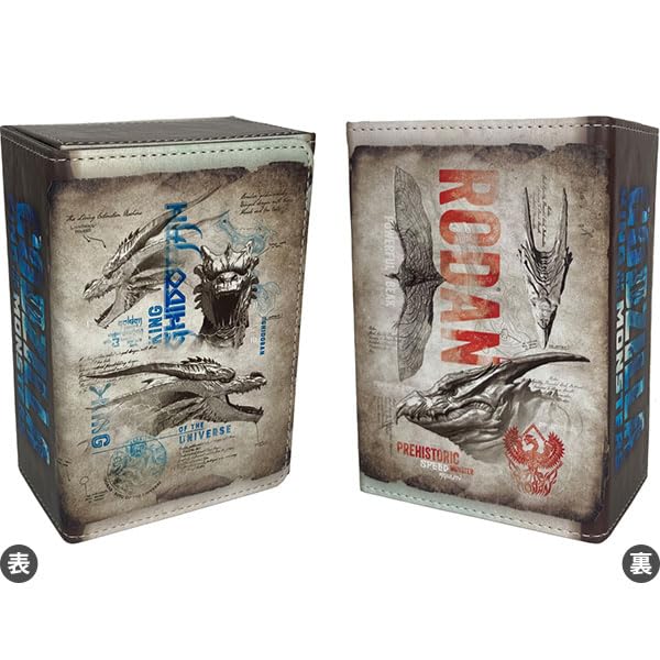 Synthetic Leather Deck Case W "Godzilla King of Monsters" Ghidorah & Rodan