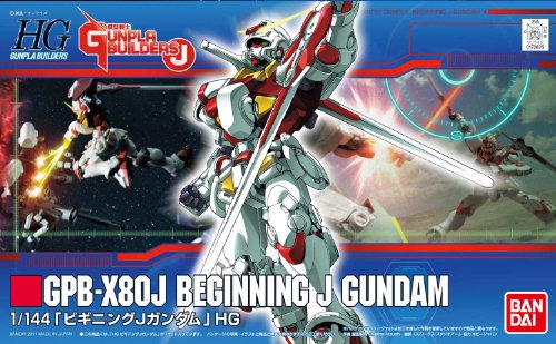 GPB-X80J Beginn J Gundam - 1/144 Maßstab - HGGB (07) Modellanzug Gunpla Senshi Gunpla Builders Anfang J - Bandai