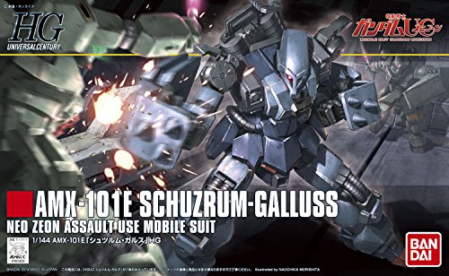 AMX-101E SCHUZRUM GALLUSS - 1/144 ESCALA - HGUC (# 183), Kidou Senshi Gundam UC - Bandai