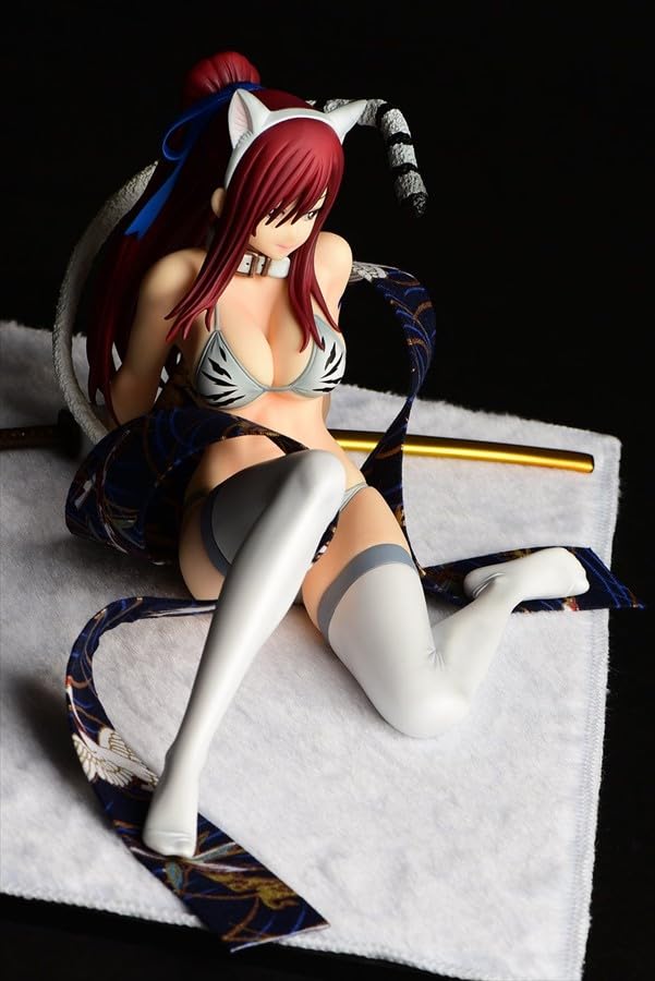 "Fairy Tail" Erza Scarlet White Tiger Gravure Style