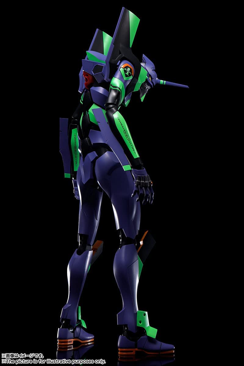 "Rebuild of Evangelion" DYNACTION Humanoid Decisive Weapon Artificial Human Evangelion EVA-01 + Cassius Spear (Renewal Color Edition)