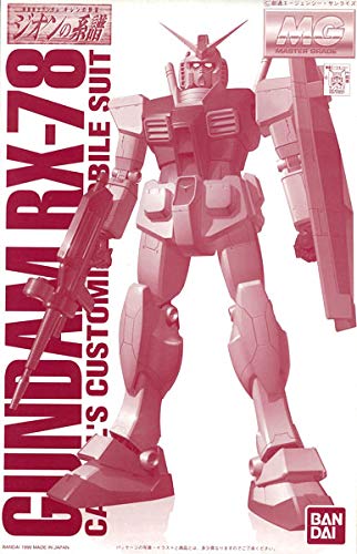 RX-78/C.A. Gundam Char Aznable Custom (Ver. 1.0 version) - 1/100 scale - MG, Kidou Senshi Gundam: Gihren no Yabou, Zeon no Keifu - Bandai