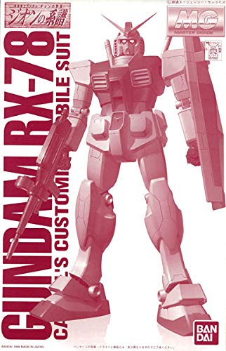 RX-78 / C.A. Gundam Char Aznable Custom (ver. 1.0 versión) - 1/100 escala - MG, Kidou Senshi Gundam: Gihren No Yabou, Zeon No Keifu - Bandai