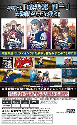 Gyakuten Saiban / ACE Avvocato 123 Wright Selection - Standard Edition (Inglese incluso) [Interruttore]