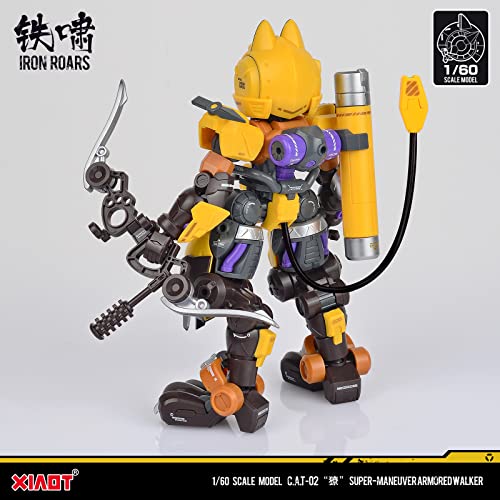 XIAOT x IRON ROARS SUPER-MANEUVER ARMORED WALKER C.A.T-02 "SHARP TEETH" 1/60 SCALE PLASTIC MODEL KIT