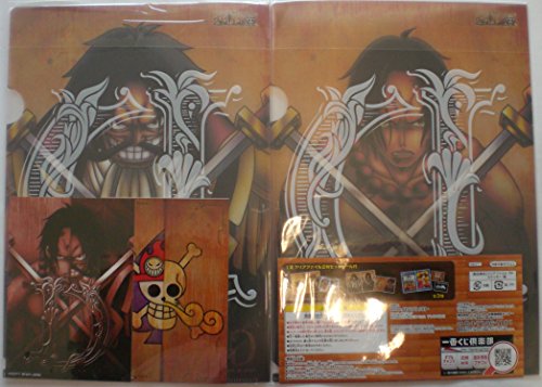 Ichiban Kuji One Piece Ace & Gol D. Roger Sticker & Clear File Set