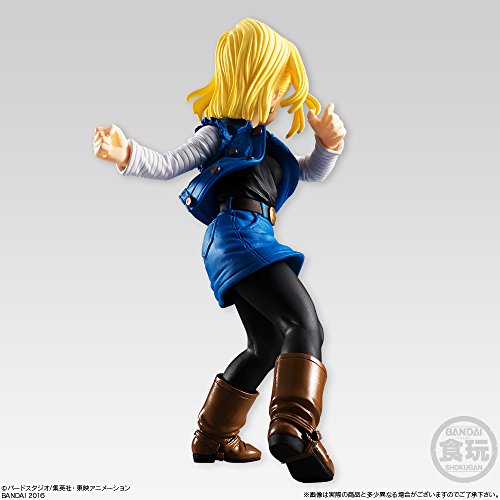 Ju-hachi Gou (Android 18) Bandai Shokugan Candy Toy Dragon Ball STYLING Dragon Ball Z - Bandai