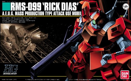 RMS-099 Rick Dias Quattro Barjeena Custom-1/144 Maßstab-HGUC (#033) Kidou Senshi Z Gundam-Bandai