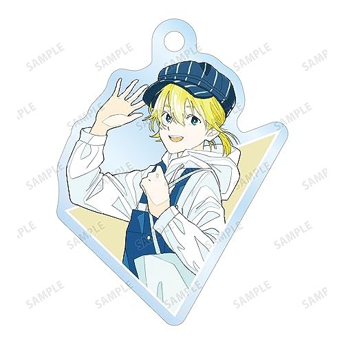 Piapro Characters Original Illustration Kagamine Len Early Summer Outing Ver. Art by Rei Kato Twin Wire Acrylic Key Chain