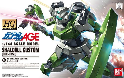RGGE-C350 Shaldoll Custom - 1/144 Échelle - Hage (# 18) Kidou Senshi Gundam Age - Bandai