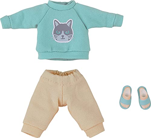 Nendoroid Doll Outfit Set Sweatshirt and Sweatpants (Light Blue)
