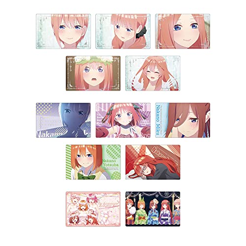 "The Quintessential Quintuplets Movie" Trading Metal Card Collection