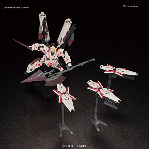 RX-0 Full Armour Unicorn Gundam Rx-0 Unicorn Gundam (version du mode Détruire) - 1/144 échelle - HGUC (# 199), Kidou Senshi Gundam UC - Bandai