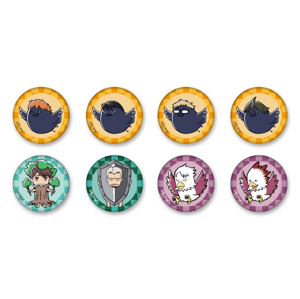 "Haikyu!! To The Top" Trading Can Badge Prefectural Qualifying Member
