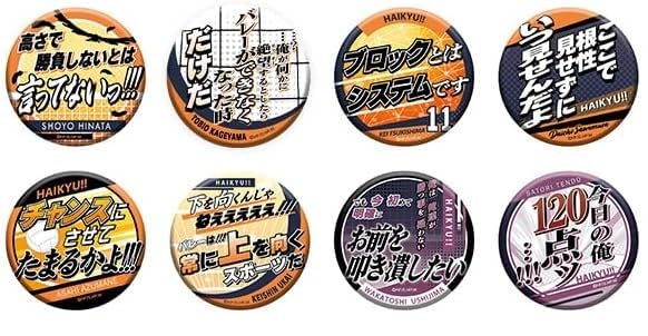 "Haikyu!! To The Top" Words Chara Badge Collection Vol. 3 -1-