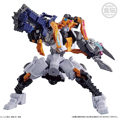 "Ohsama Sentai King Ohger" Mini Pla Shugods Gattai Series 03 Tarantula Knight & Guardian Weapons Set