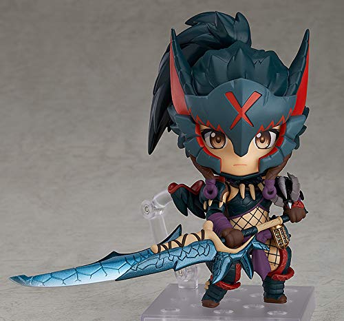 Monster Hunter World: Ghiaccio - Nendoroid # 1284-DX - Hunter: Nargacuga femmina Alpha Armor Ver. DX (buona compagnia di sorriso)