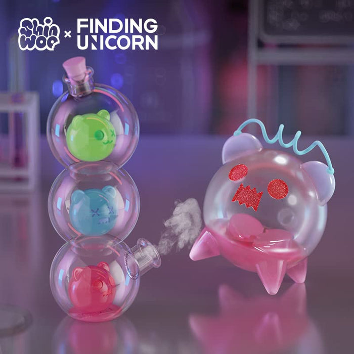 FINDING UNICORN BABY GHOST BEAR LOVESICK LAB SERIES TRADING FIGURE