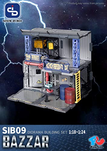 FRESH RETRO 1/24 SCALE DIORAMA BUILDING SET SIB09 BAZZAR