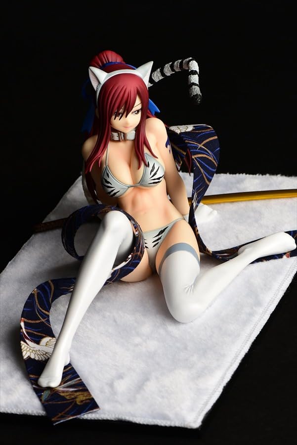 "Fairy Tail" Erza Scarlet White Tiger Gravure Style