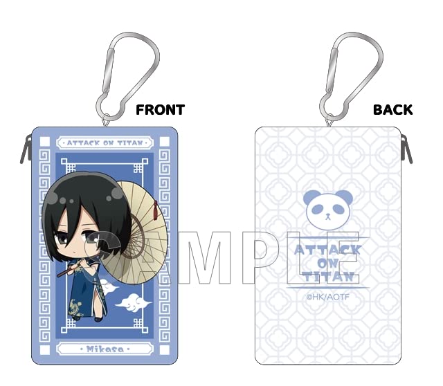 "Attack on Titan" Eco Bag with Storage Pouch China Ver. Mikasa
