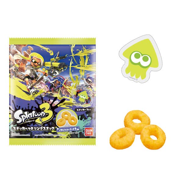 "Splatoon 3" Ring Snack with Sticker