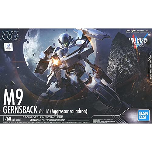 M9 Gernsback (Ver. IV, Version personnalisée d'AgResressor Squadrons) - 1/60 Échelle - HG Panique en métal complet! Victoire invisible - Bandai