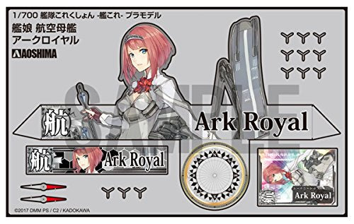 Kanmusu Aircraft Aircraft Ark Royal - Scala 1/700 - Collezione Kantai ~ Kan Colle ~ - Aoshima