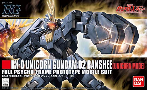 RX-0 Unicorn Gundam Banshee (version du mode Licorne) - 1/144 échelle - HGUC (# 135) Kidou Senshi Gundam UC - Bandai