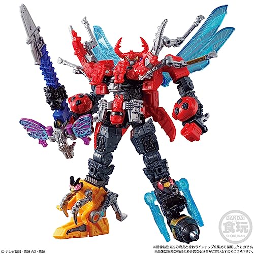 "Ohsama Sentai King Ohger" Mini Pla Shugods Gattai Series 03 Tarantula Knight & Guardian Weapons Set