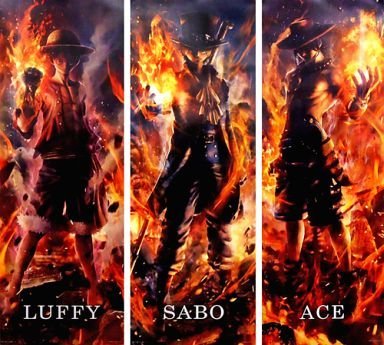 Poster Ichiban Kuji One PIece Luffy x Ace x Sabo