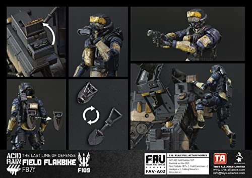 TOYS ALLIANCE LIMITED "ACID RAIN" 1/18 SCALE FAV-A02 Field Flakbike FB7f