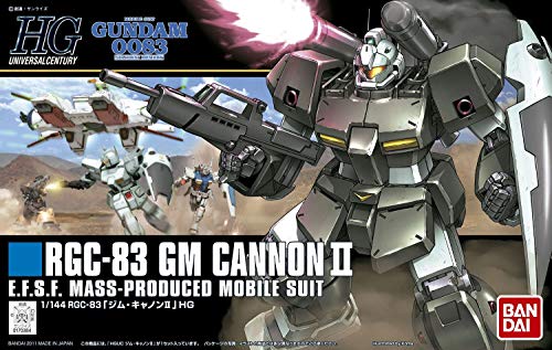 RGC-83 GM Cannon II-1/144 scale-HGUC (#125) Kidou Senshi Gundam 0083 Stardust Memory-Bandai