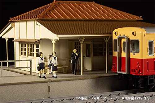 1/80 Scale Paper Plastic Kit Station Type Kominato Railway