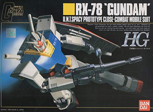 RX-78-2 GUNDAM - 1/144 ESCALA - HG, Kidou Senshi Gundam - Bandai