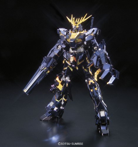 RX-0 Unicorn Gundam \Banshee\ (Titanium Finish version) - 1/100 scale - MG Kidou Senshi Gundam UC - Bandai