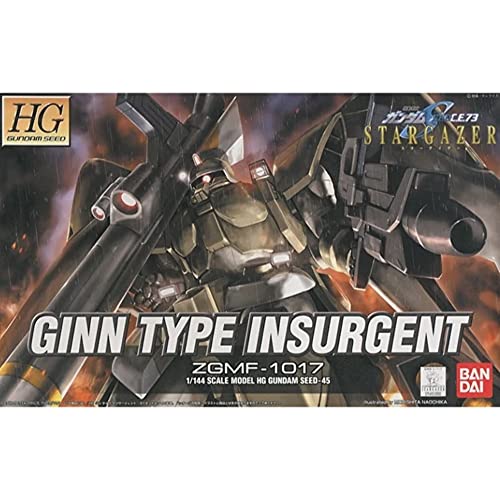 ZGMF-1017 GINN (versión de tipo Insurgente)-1/144 escala-HG gundam SEED (#45), Kidou Senshi gundam SEED C.E. 73 Stargazer-Bandai