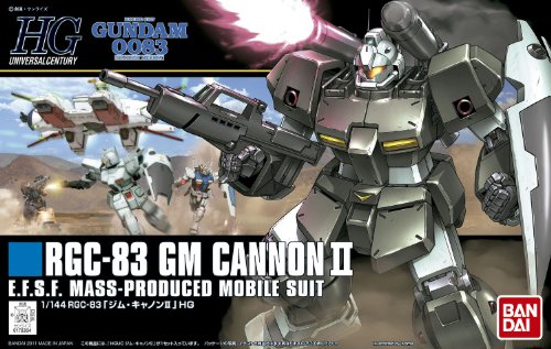RGC-83 GM Cannon II-1/144 scale-HGUC (#125) Kidou Senshi Gundam 0083 Stardust Memory-Bandai