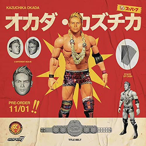 【Super 7】New Japan Pro-Wrestling Kazuchika Okada Action Figure