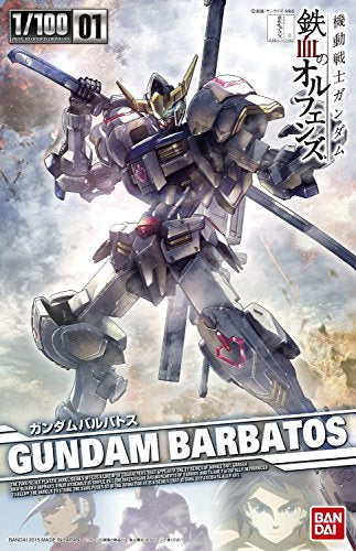 ASW-G-08 Gundam Barbatos - 1/100 scale - 1/100 Gundam Iron-Blooded Orphans Model Series (#01), Kidou Senshi Gundam Tekketsu no Orphans - Bandai