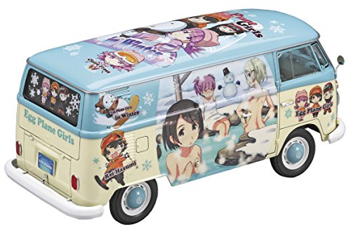 Volkswagen Type 2 Delivery Van, (Egg Girls Winter Paint version)-1/24 échelle-Egg Girls series,-Hasegawa