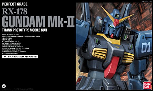 RX-178 Gundam Mk-II (Titans Colors version) - 1/60 scale - PG (#07) Kidou Senshi Z Gundam - Bandai