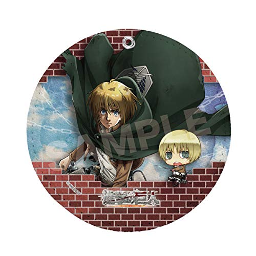 "Attack on Titan" Leather Coaster Key Chain 03 Armin