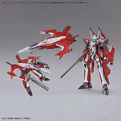 HG 1/100 "Macross Frontier" Water Slide Decal for YF-29 Durandal Valkyrie (Saotome Alto Fighter)